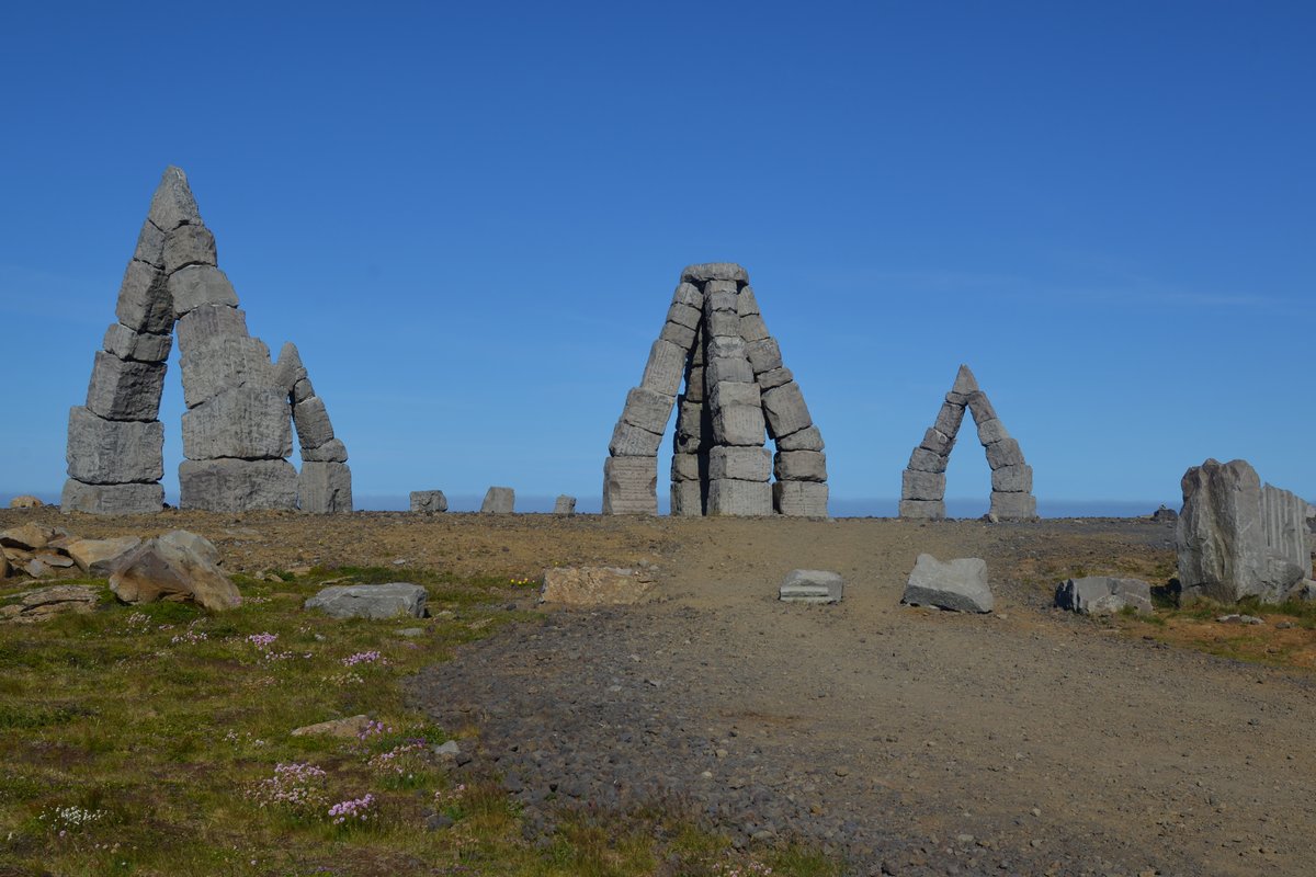 Arctic Henge (Heimskautsgerðið) — aurora viewing location in Northeast Iceland, Iceland