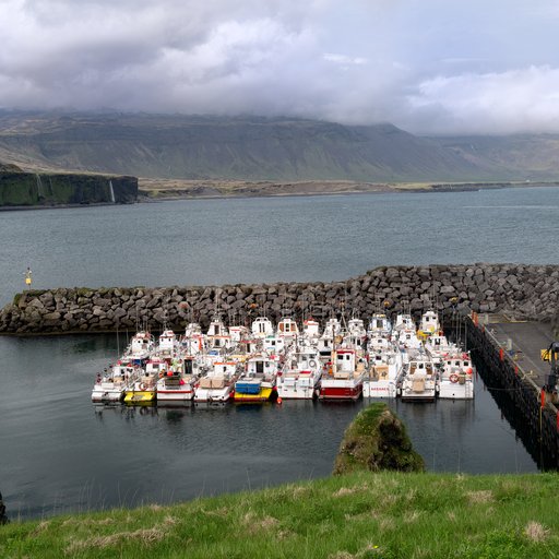 Arnarstapi — aurora viewing location in Snæfellsnes, Iceland