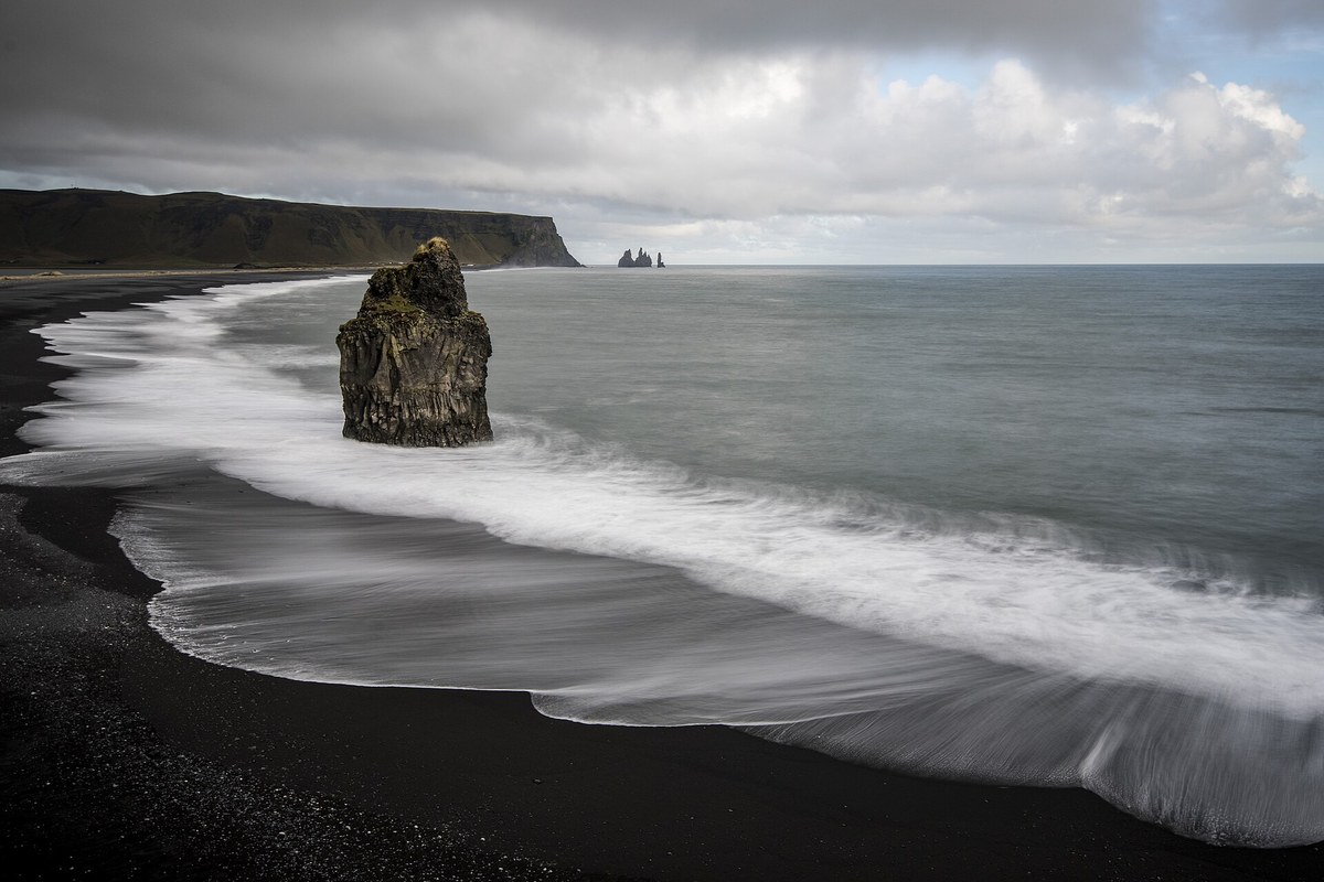 Dyrhólaey — aurora viewing location in South Iceland, Iceland
