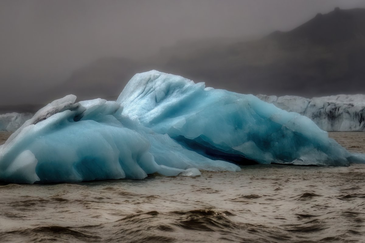 Fjallsárlón Glacier Lagoon — aurora viewing location in Southeast Iceland, Iceland