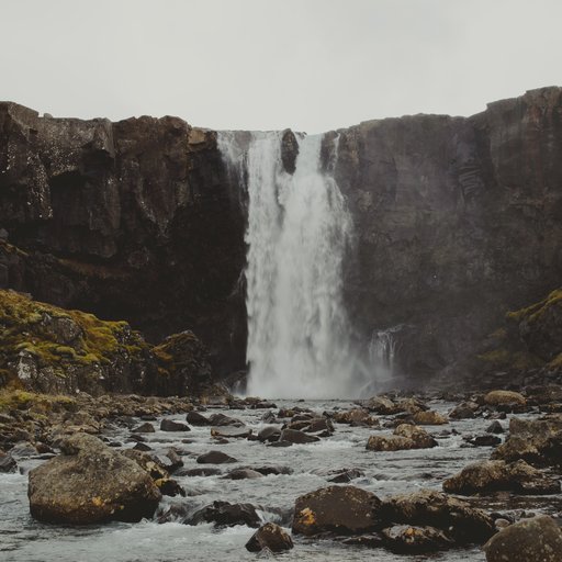 Gufufoss — aurora viewing location in East Iceland, Iceland