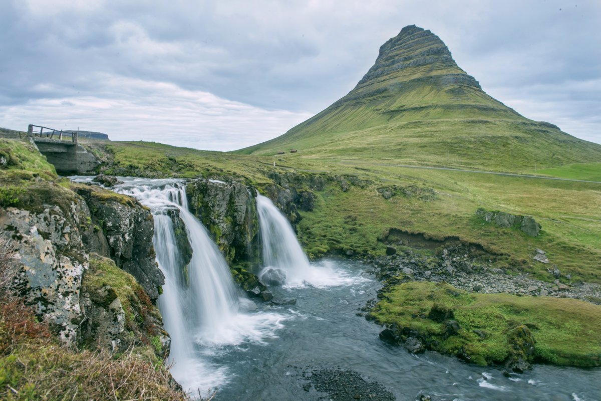 Kirkjufell Mountain — aurora viewing location in Snæfellsnes, Iceland