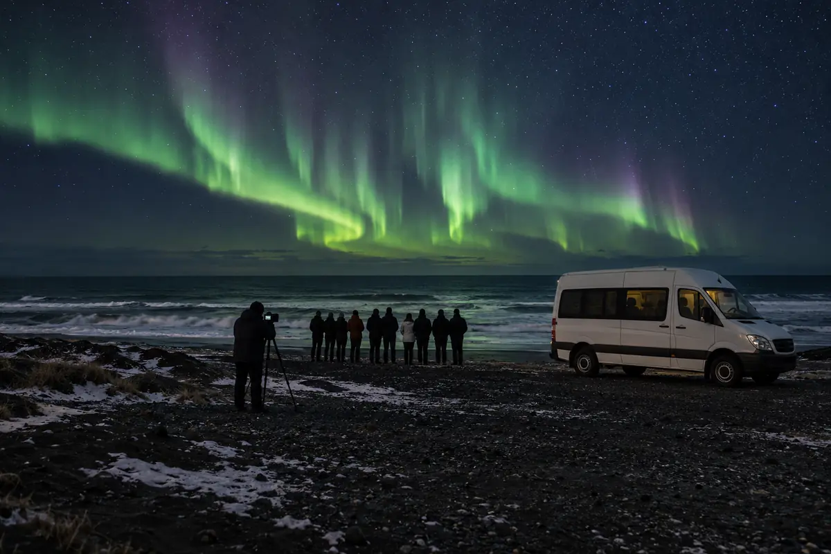 Small Group northern lights tour in Reykjavík, Iceland