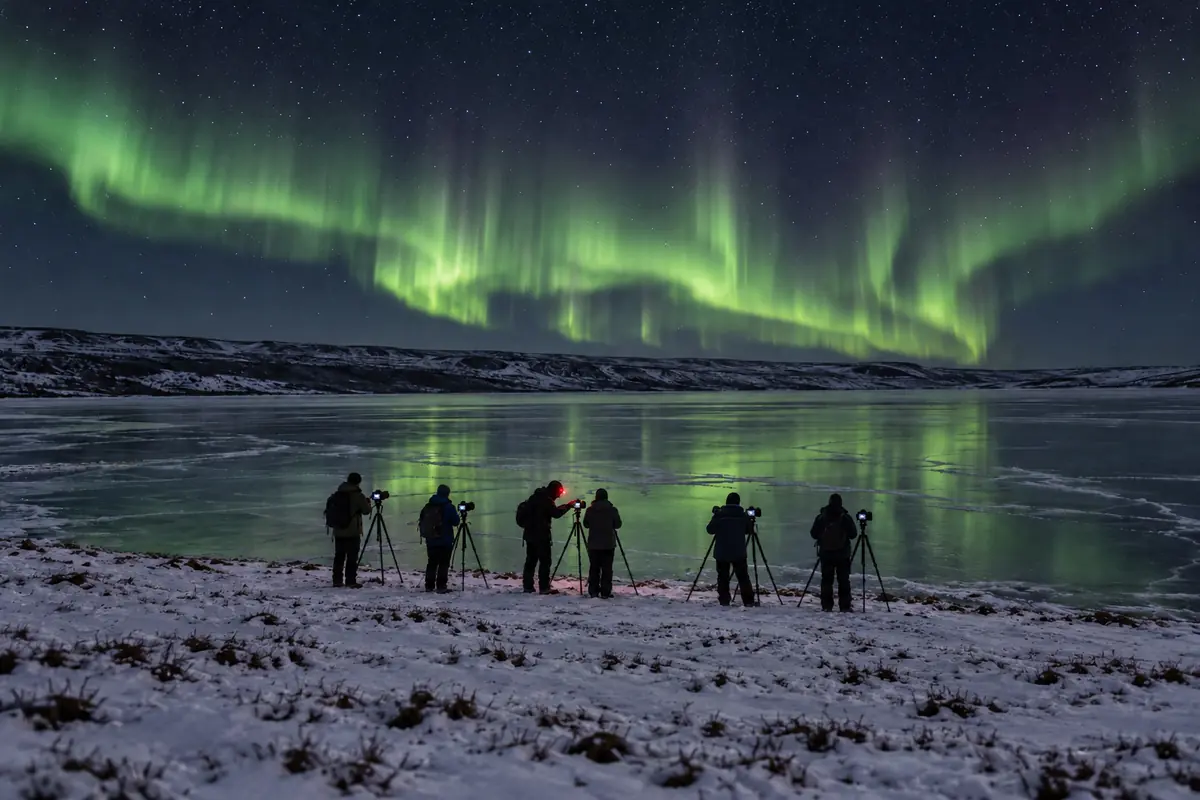 Small Group northern lights tour in Reykjavík, Iceland