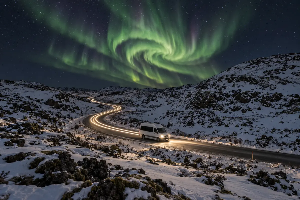 Small Group northern lights tour in Reykjavík, Iceland