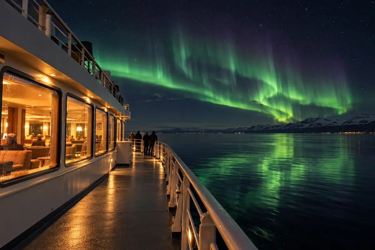 Boat Tour northern lights tour in Reykjavík, Iceland