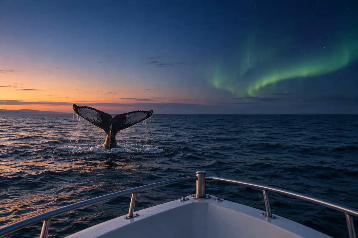 Boat Tour northern lights tour in Reykjavík, Iceland