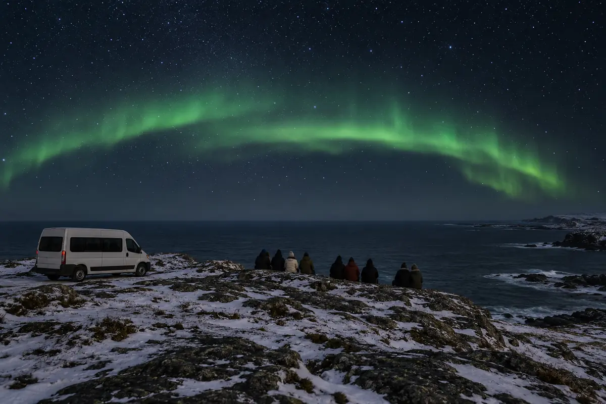 Small Group northern lights tour in Reykjavík, Iceland