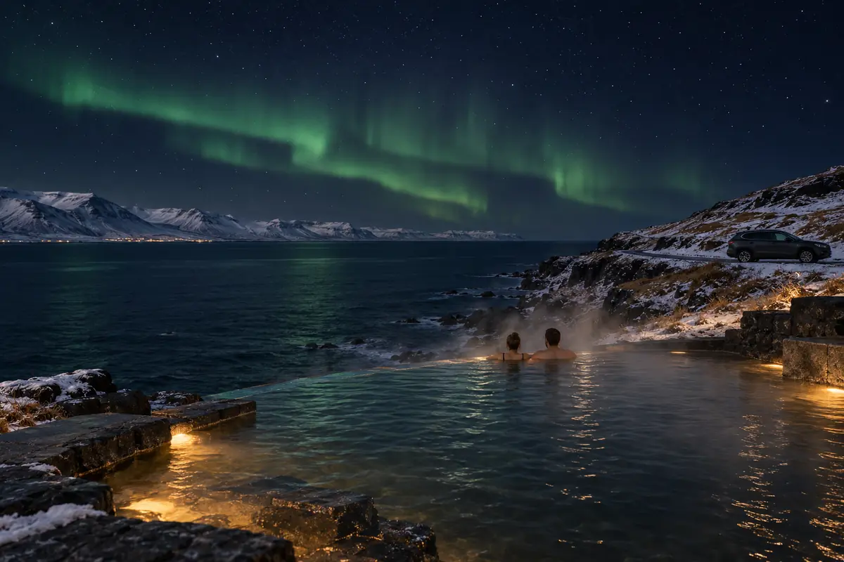 Private Tour northern lights tour in Akureyri, Iceland