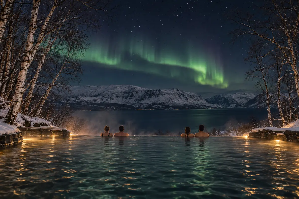 Day + Aurora Combo northern lights tour in Akureyri, Iceland