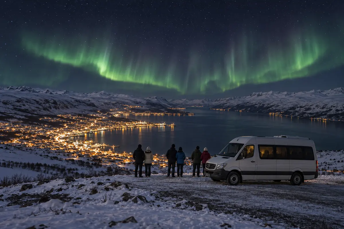 Small Group northern lights tour in Akureyri, Iceland