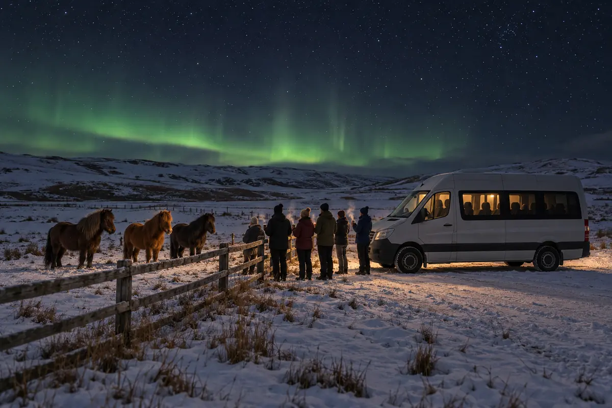 Small Group northern lights tour in Reykjavík, Iceland